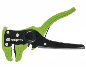 СИБРТЕХ Щипцы для зачистки электропроводов, сечением: 0.2-3.5 мм2., функция обрезания проводов 17731