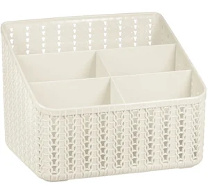 М-ПЛАСТИКА Органайзер Вязание М 2383 белый ротанг