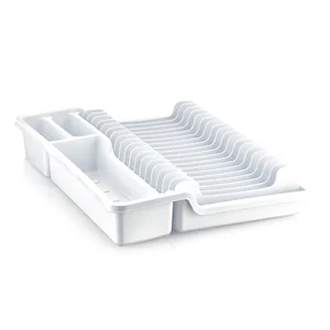 DD STYLE Сушилка для посуды раздвижная 07101 черно-серебристый