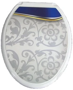 РОССПЛАСТ Сиденье для унитаза Витраж РП 813 белый