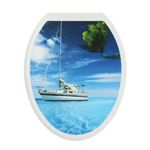 РОССПЛАСТ Сиденье для унитаза ЯХТА РП 813 Я белый