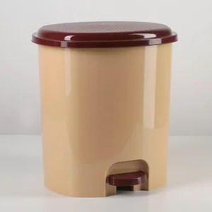 РОССПЛАСТ Ведро для мусора 12,0 л. РП 1015 бежево-коричневый