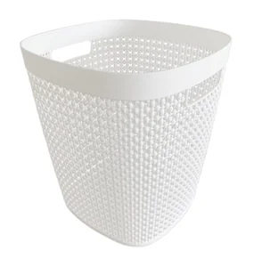 М-ПЛАСТИКА Корзина для мусора 10л. Пирула М 2500 белый