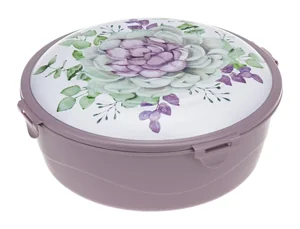 М-ПЛАСТИКА Ёмкость для продуктов 1,2 л. Каменная роза М 1238