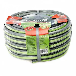 ГИДРОАГРЕГАТ Шланг поливочный 3/4 дюйма, 20 м, армированный, 3-х слойный ОЭЛИД СУПЕР премиум (набор коннекторов)