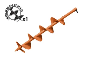 Carver Шнек для бурения грунта однозаходный GDB-150