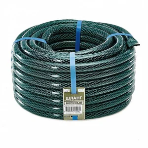 DELTA Шланг поливочный ВОЕННЫЙ 3/4 дюйма, 20 м, армированный, 3-х слойный, черно-зеленый