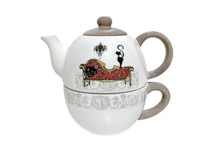 КОРАЛЛ Набор чайный 1/2 пр. Кошка ZF1124-10