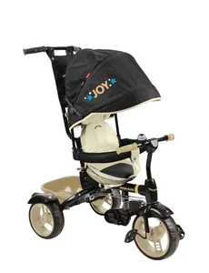 НИКА Велосипед детский ВД4/6 черный с бежевым