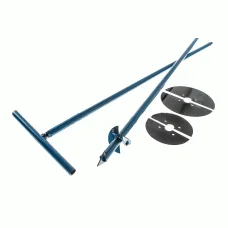 АГРОИНСТРУМЕНТ Бур садовый удлиненный со сменными насадками 160*200мм L=2м