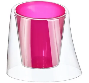 М-ПЛАСТИКА Кашпо Грейс 1,0 л. М 3146 малиновый