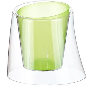 М-ПЛАСТИКА Кашпо Грейс 1,0 л. М 3146 зеленый