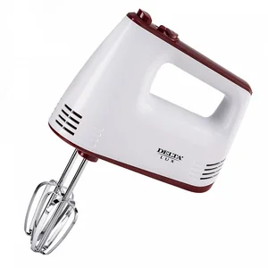 DELTA Миксер 400W LUX DE 7700 белый с бордовым