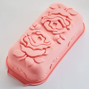 ALPENKOK Форма 29Х14 см Большие розы AK 6129 S