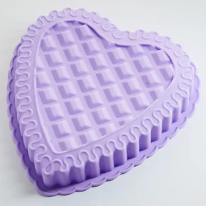 ALPENKOK Форма 23,5Х23 см Сердце рифленое AK 6104 S