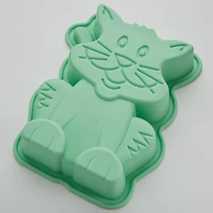 WEBBER Форма 20Х16 см Кот BE 4396 S зеленый