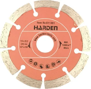 HARDEN Диск алмазный сегментный 125X22.2 611302