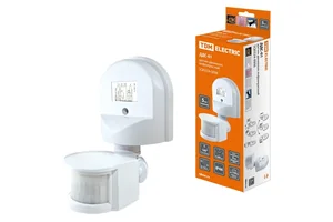 TDM Датчик движения настенный ДДС-01 1100Вт, 5-480с, 2-12м, 5+Лк, 180гр, IP44 226