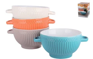 КОРАЛЛ Набор бульонниц 4/680 мл Верона HEN1363