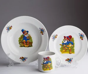 ДФЗ Набор посуды д/завтрака 3 пр. Лесовичок 4С0476Ф34