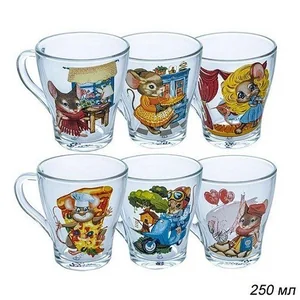 PASABAHCE Кружка 250 мл. Мышки 1649 -1/20 п/у