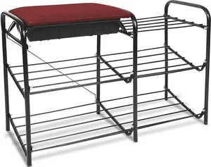 НИКА Этажерка для обуви ЭТП1/Ч черный