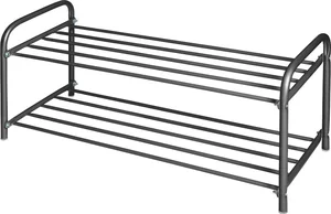 НИКА Этажерка для обуви «Ника комфорт» ЭТК2/Ч черный