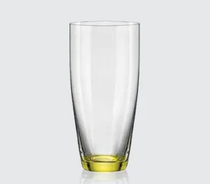 BOHEMIA Ваза Желтое дно 250мм. 82562/250/D4665