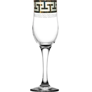 ГУСЬ ХРУСТАЛЬНЫЙ Набор бокалов для шампанского Греческий узор 200мл. (GE03-160)