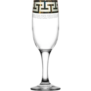 ГУСЬ ХРУСТАЛЬНЫЙ Набор бокалов для шампанского Греческий узор 190мл. GE03-419