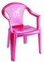РОССПЛАСТ Кресло детское Малыш РП 211 розовый/перламутр