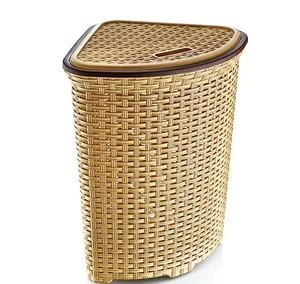 DD STYLE Корзина для белья 52 л. 05005 бежевый