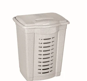 DD STYLE Корзина для белья 50 л. 05001 белый мрамор