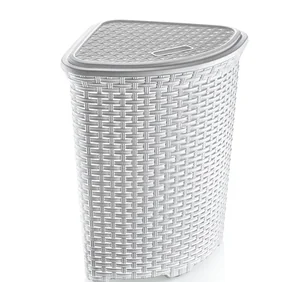 DD STYLE Корзина для белья 52 л. 05005 белый