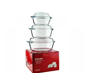 PASABAHCE Набор кастрюль 3 пр. Borcam 59033+59023+59003