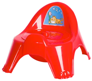 АЛЬТЕРНАТИВА Горшок детский Стульчик 16006 красный