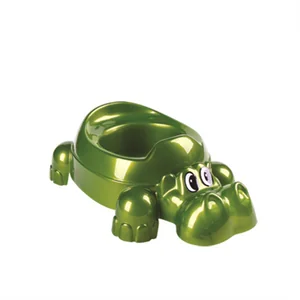 DD STYLE Горшок детский Бегемотик 11105 зеленый перламутр