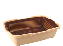 DD STYLE Лоток для животных 230 бежевый (без сетки)