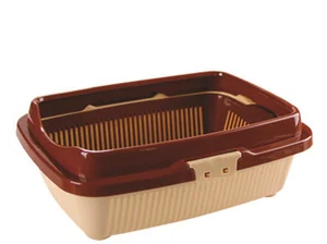 DD STYLE Лоток для животных 238 коричневый/бежевый