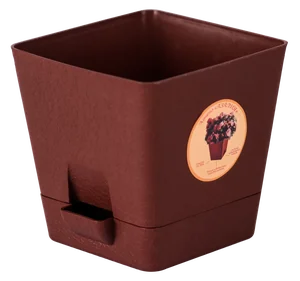 АР-ПЛАСТ Кашпо Азалия 1,0 л. 07041 коричневый