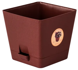 АР-ПЛАСТ Кашпо Азалия 2,0 л. 07042 коричневый