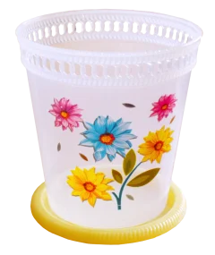 АР-ПЛАСТ Кашпо Орхидея 1,0 л. 07027 лимон