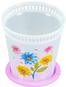 АР-ПЛАСТ Кашпо Орхидея 1,0 л. 07027 сиреневый