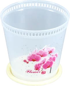 АР-ПЛАСТ Кашпо Орхидея 3,0 л. 07029 лимон