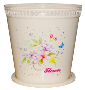 АР-ПЛАСТ Кашпо Флора 3,0 л. 07026 слоновая кость