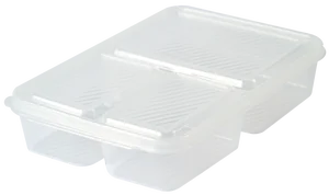 АР-ПЛАСТ Контейнер трёхсекционный 1,5 л. 050061 прозрачный