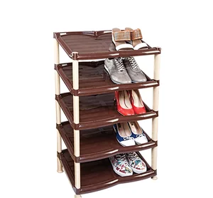 DD STYLE Полка для обуви МЕГА 0808 коричнево-бежевый