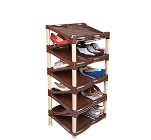 DD STYLE Полка для обуви МЕГА ЗИГЗАГ 0809 коричнево-бежевый