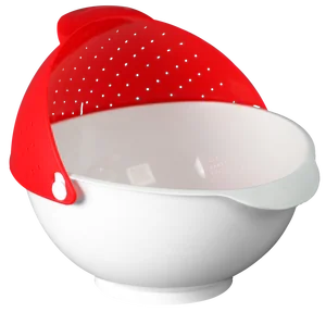 АР-ПЛАСТ Миска-дуршлаг 2,5л 03030 красный