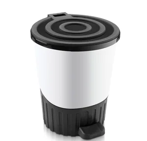 DD STYLE Ведро для мусора 14,0 л. 01062 белый